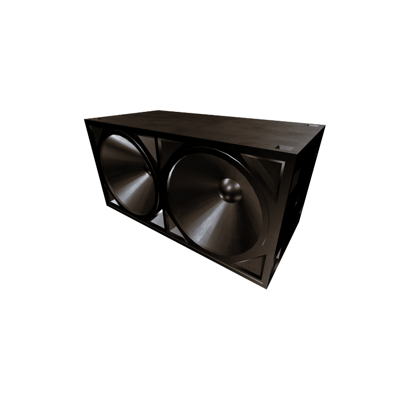 Two unit subwoofer audio (8pcs / group)